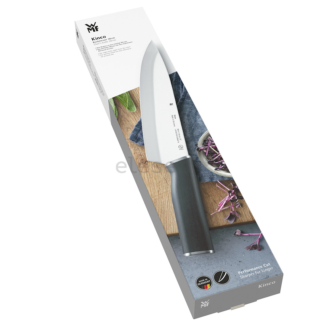 WMF Kineo, 20 cm, juodas/nerūdijančio plieno - Šefo peilis