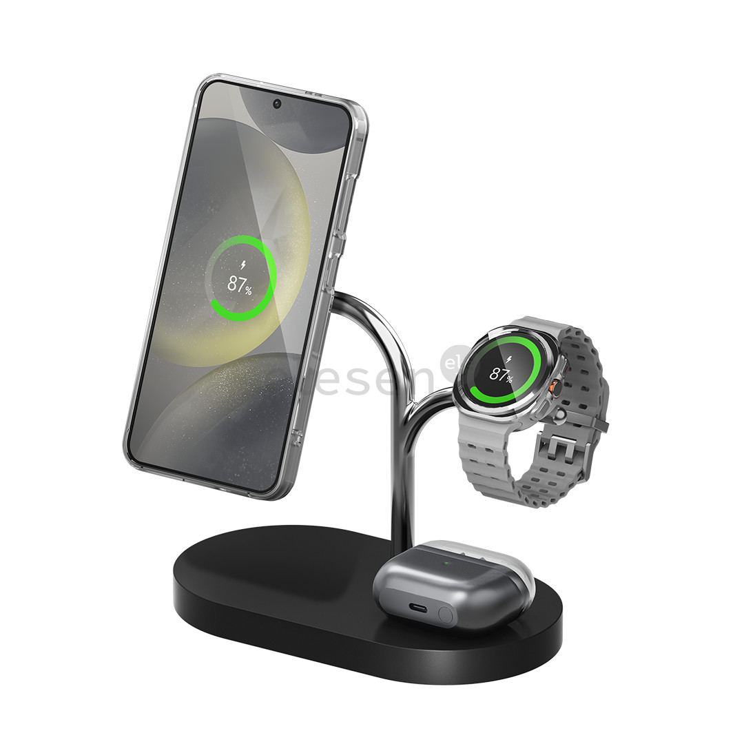 Samsung 3-in-1 Wireless Charger, 45 Вт, черный - Беспроводная зарядная док-станция