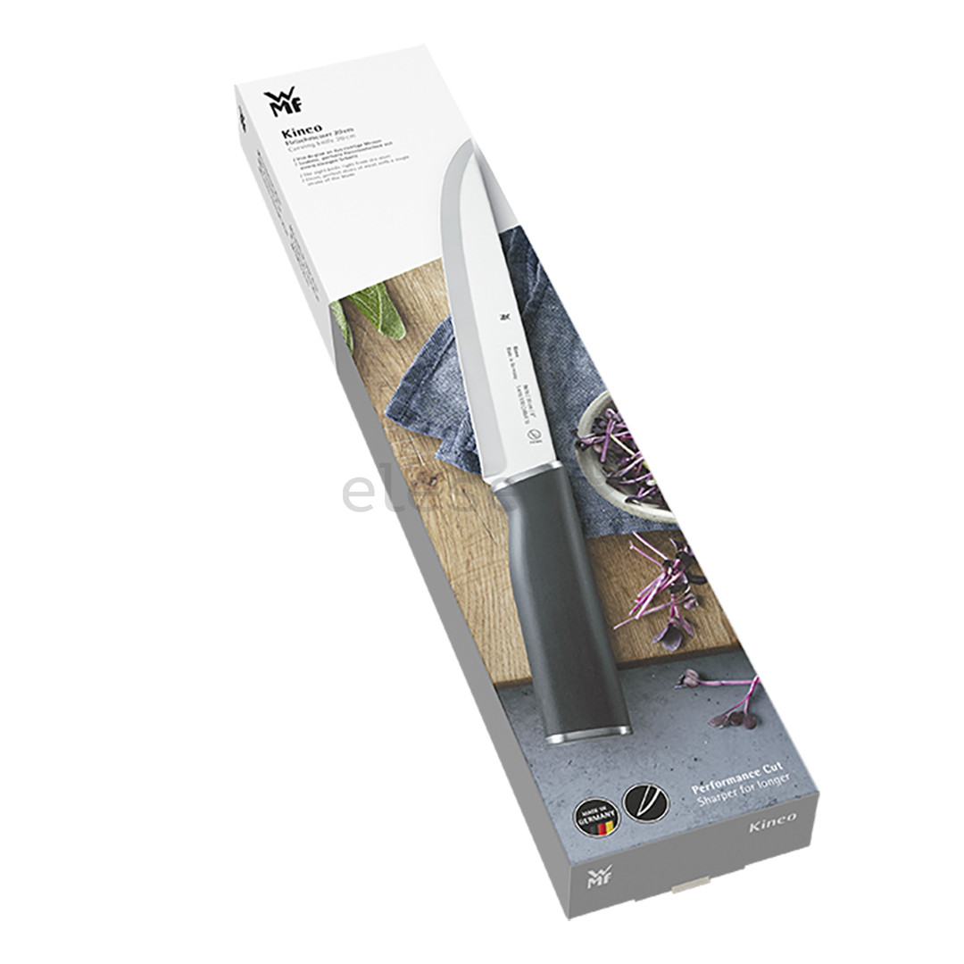 WMF Kineo, 20 cm, juodas/nerūdijančio plieno - Mėsos peilis