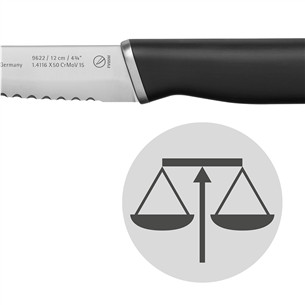 WMF Kineo, 12 cm, juodas/nerūdijančio plieno - Universalus peilis