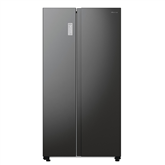 Hisense, No Frost, 550 L, aukštis 179 cm, juodas - SBS-Šaldytuvas