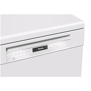 Miele AutoDos, 14 komplektų talpa, plotis 60 cm, balta- Indaplovė