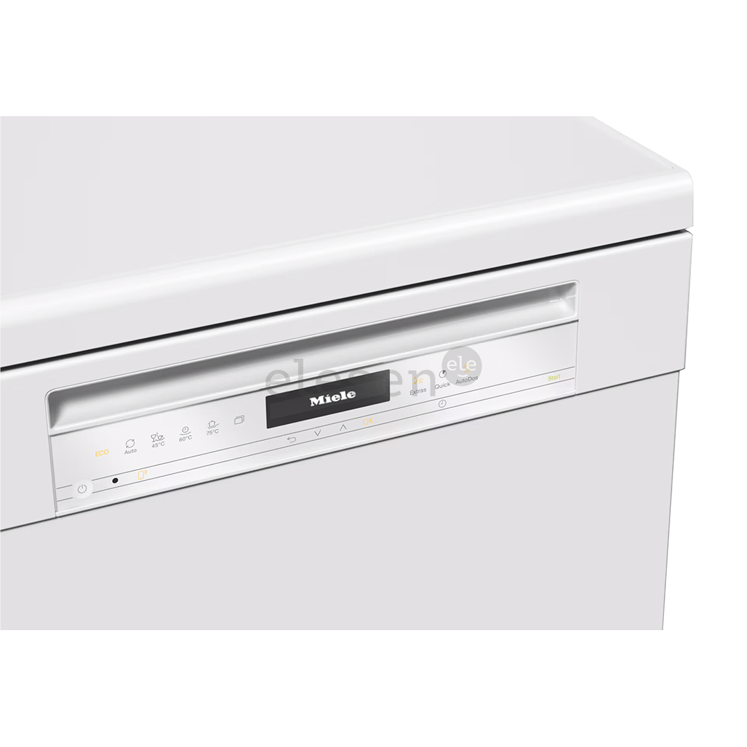 Miele AutoDos, 14 komplektų talpa, plotis 60 cm, balta- Indaplovė