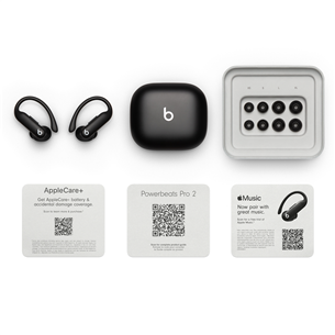 Beats PowerBeats Pro 2, juodos – Belaidės ausinės