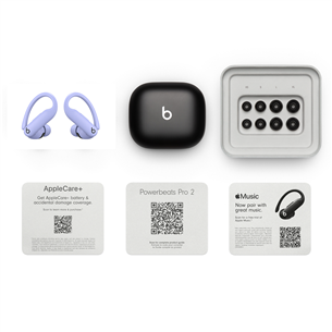 Beats PowerBeats Pro 2, violetinės – Belaidės ausinės