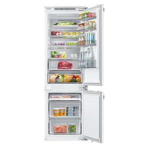 Samsung, No Frost, Twin Cooling Plus, 264 л, высота 178 см - Интегрируемый холодильник BRB26715CWW/EF