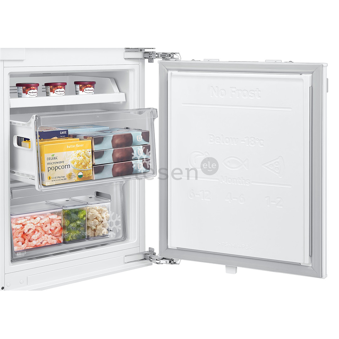 Samsung, No Frost, Twin Cooling Plus, 264 л, высота 178 см - Интегрируемый холодильник