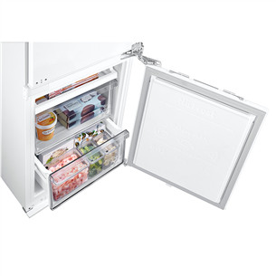 Samsung, No Frost, Twin Cooling Plus, 264 л, высота 178 см - Интегрируемый холодильник