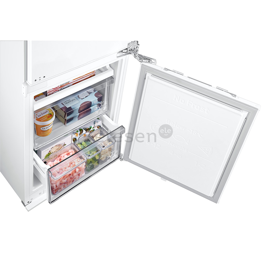 Samsung, No Frost, Twin Cooling Plus, 264 л, высота 178 см - Интегрируемый холодильник