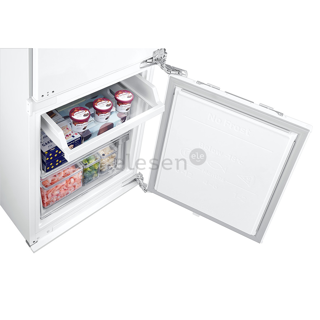 Samsung, No Frost, Twin Cooling Plus, 264 л, высота 178 см - Интегрируемый холодильник