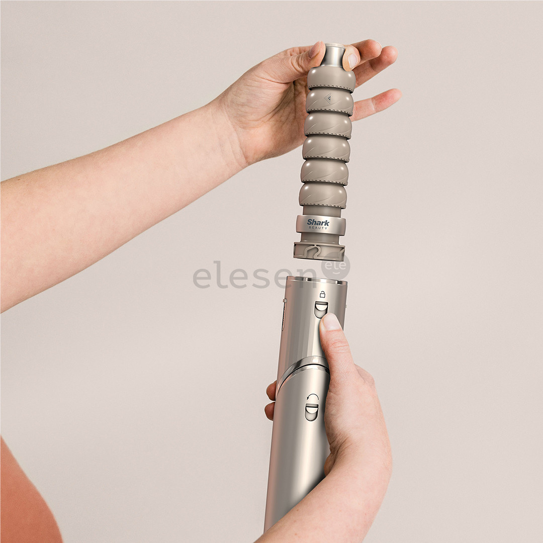 Shark FlexStyle, 5 viename, 1650 W, aukso spalvos - Plaukų formavimo šukos