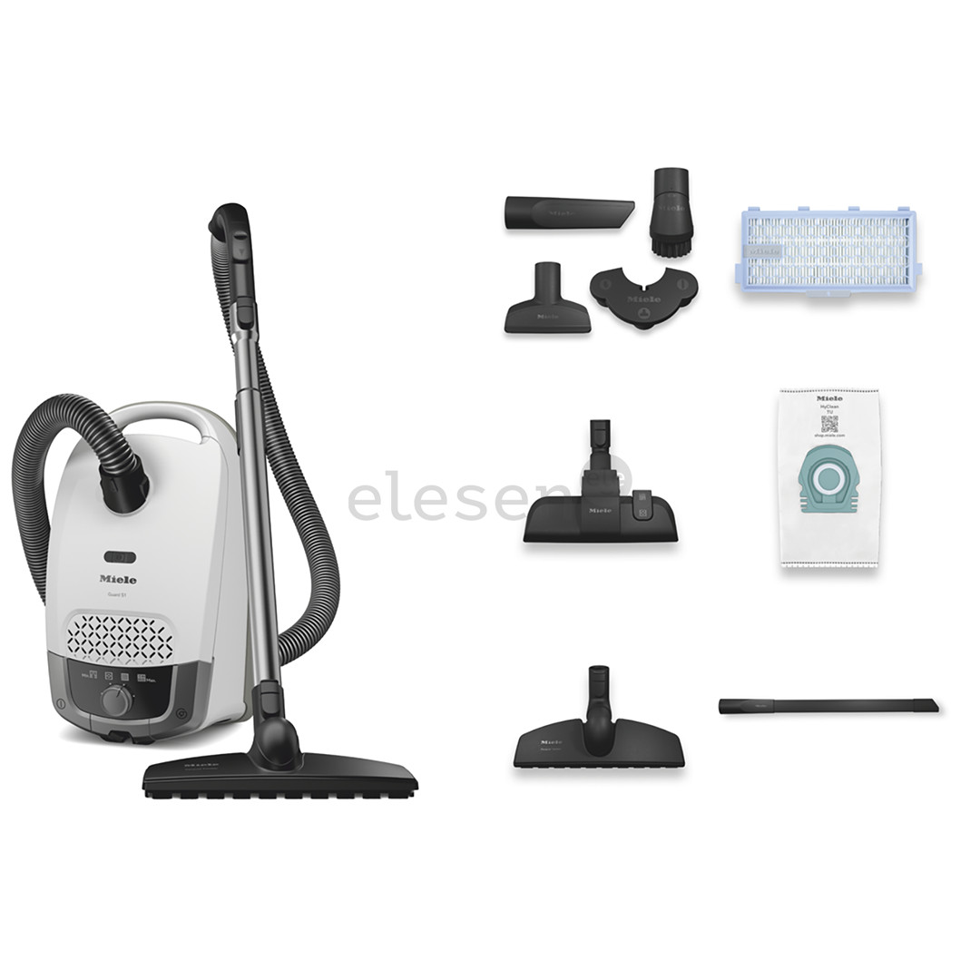 Miele Guard S1 Parquet Flex, 890 W, white - Vacuum cleaner