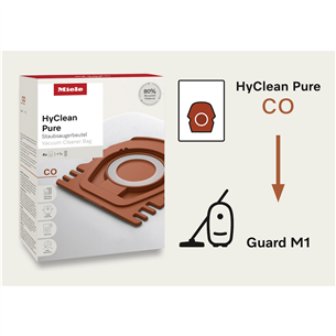 Miele HyClean Pure CO, 4 vnt. - Dulkių maišeliai