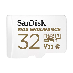 SanDisk Max Endurance, microSDHC, белый - Карта памяти SDSQQVR-032G-GN6IA