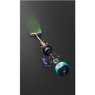 Dyson Gen5detect Absolute, aukso spalvos - Dulkių siurblys