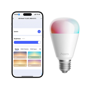 Aqara LED Bulb T2, E27, RGB - Išmanioji lemputė