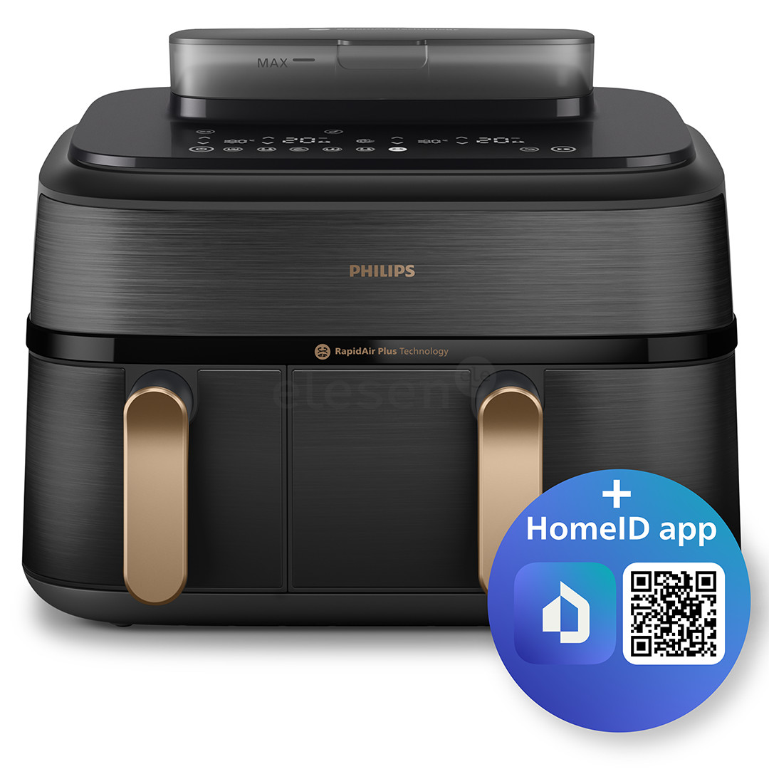 Philips 5000 Series Dual Basket, 2750 W, 9 L, black - Airfryer