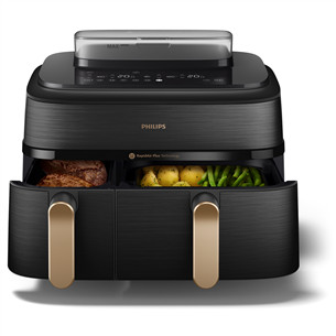 Philips 5000 Series Dual Basket, 2750 W, 9 L, black - Airfryer