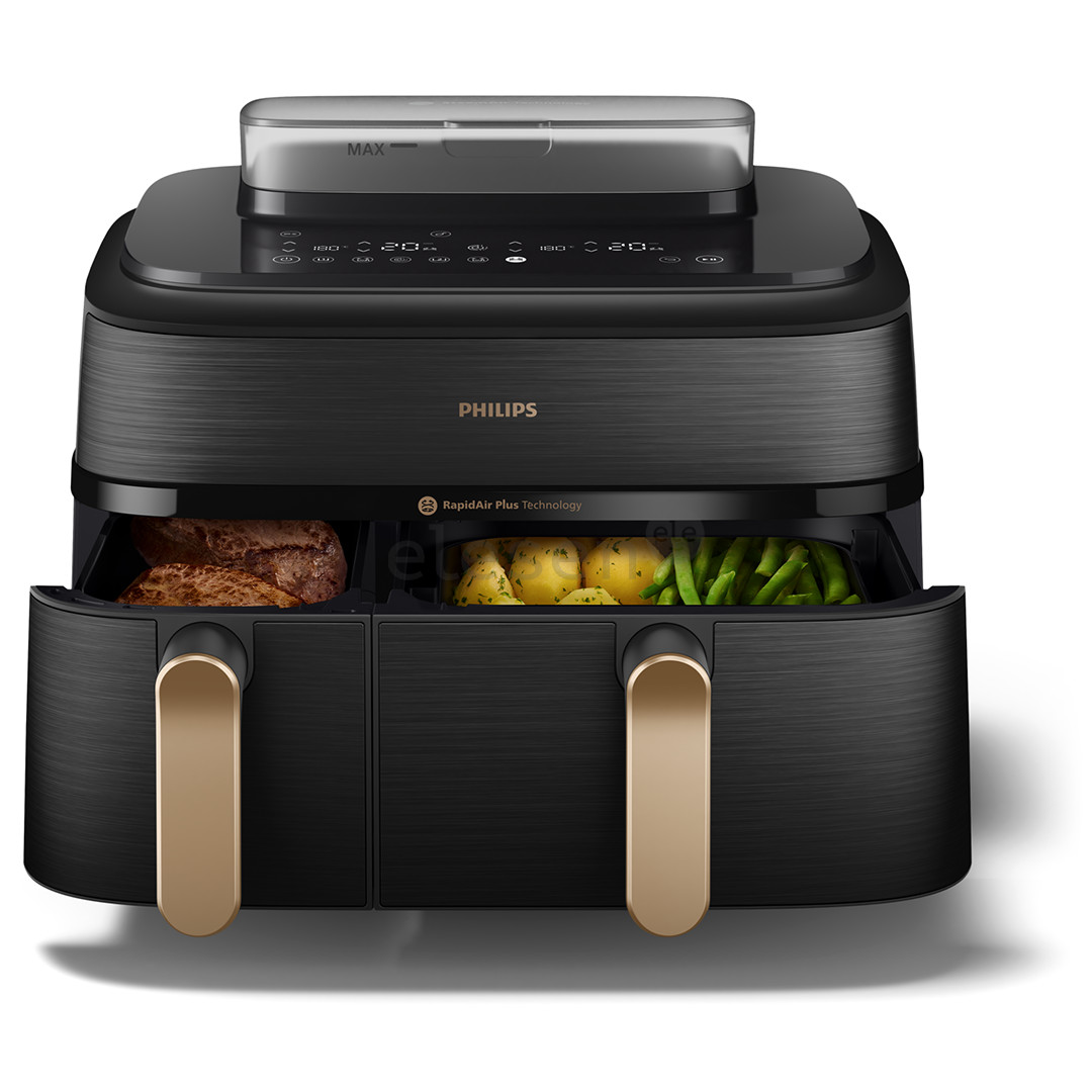 Philips 5000 Series Dual Basket, 2750 W, 9 L, black - Airfryer