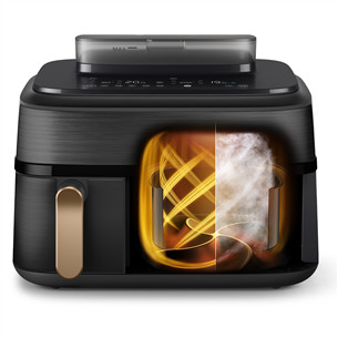 Philips 5000 Series Dual Basket, 2750 W, 9 L, black - Airfryer