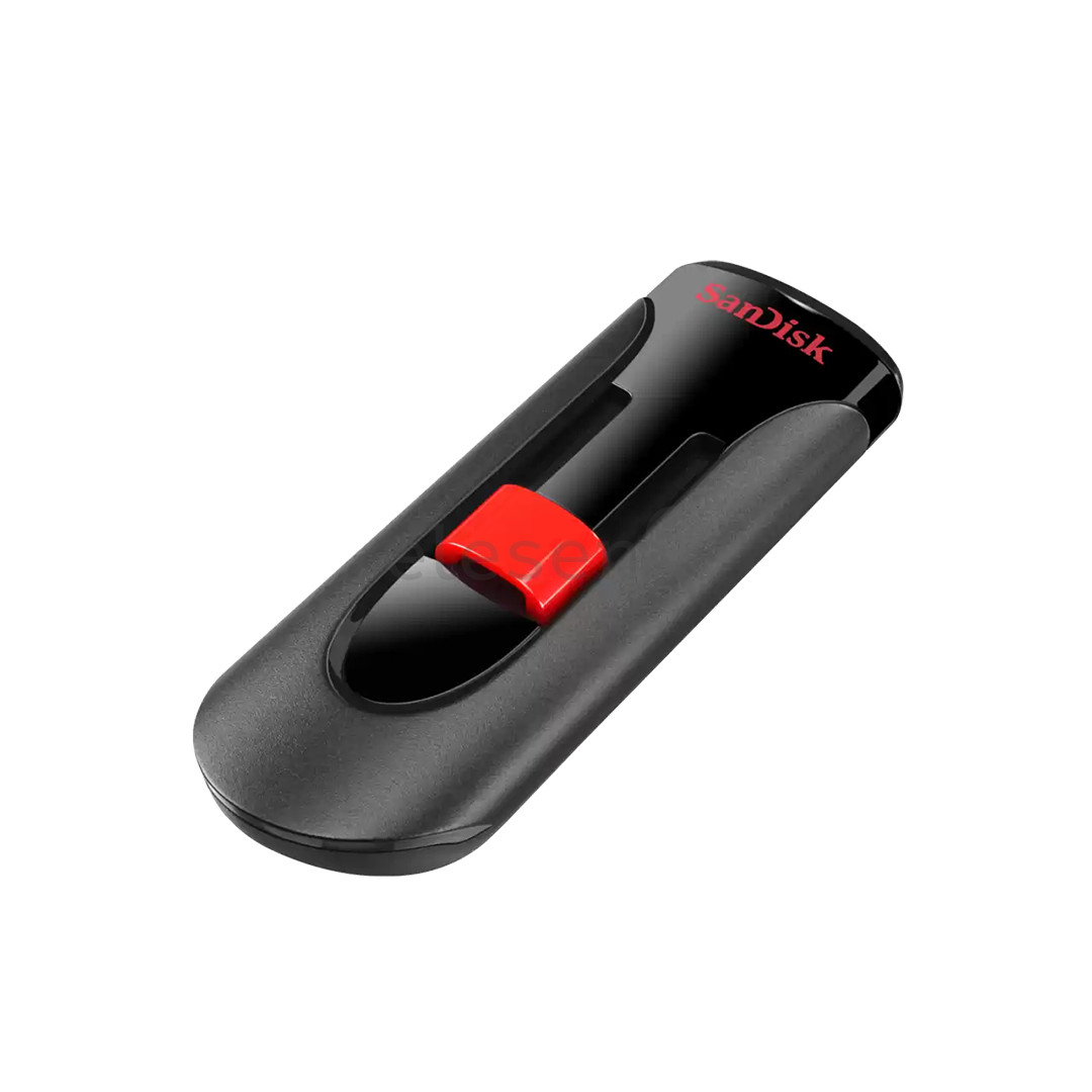 SanDisk Cruzer Glide, 128 GB, juoda - USB atmintinė