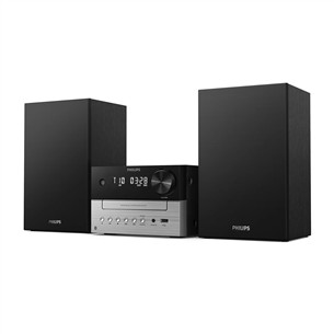 Philips TAM3205, 2.0, juodas/sidabro spalvos - Muzikinis centras