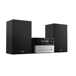 Philips TAM3205, 2.0, juodas/sidabro spalvos - Muzikinis centras