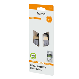 Hama HDMI Cable, 2.1, 8K, 1,5 m, juodas - Kabelis