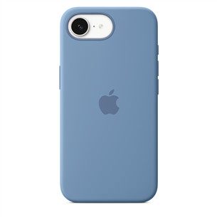 Apple Silicone Case, iPhone 16e, winter blue - Dėklas MD3Q4ZM/A