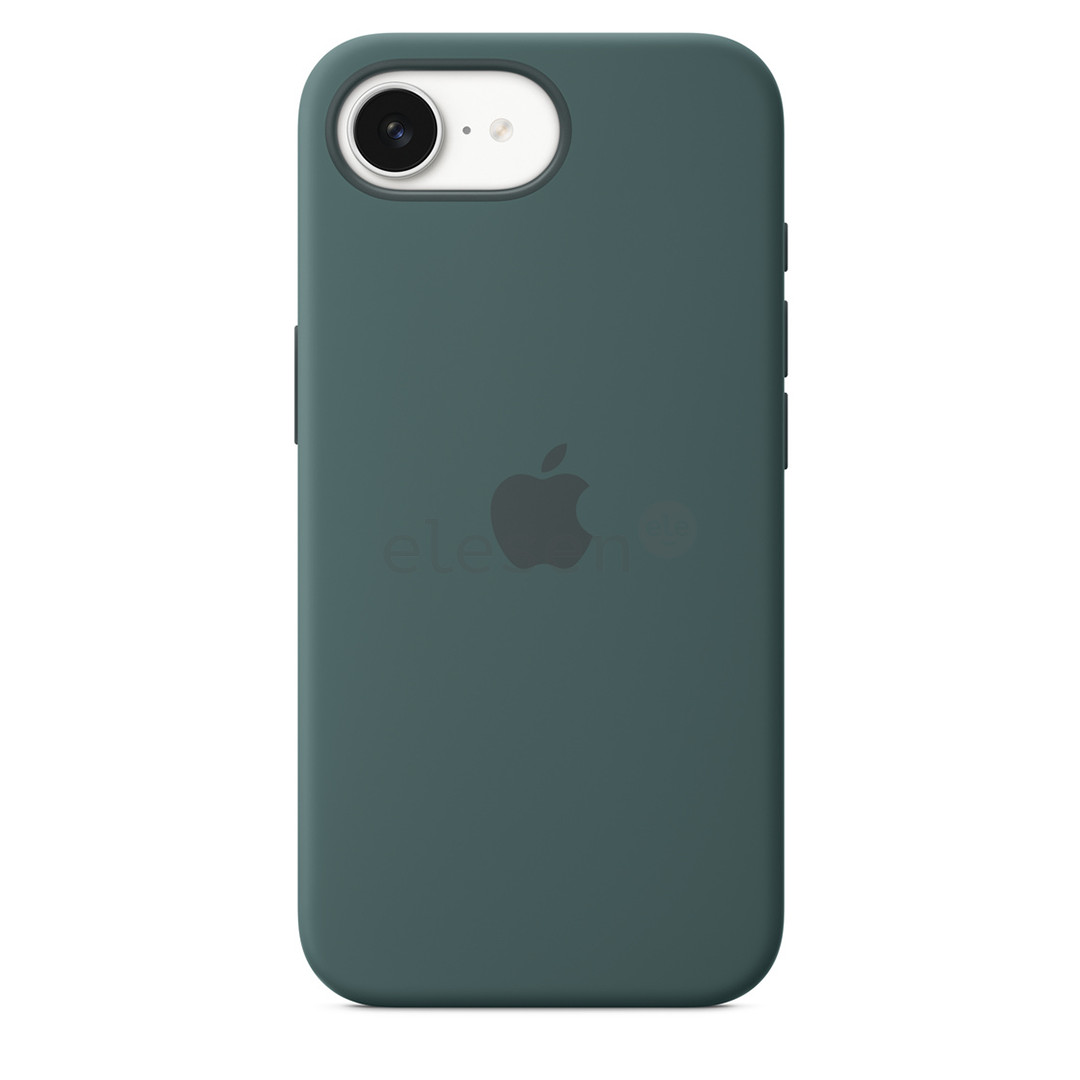 Apple Silicone Case, iPhone 16e, lake green - Dėklas