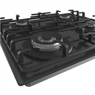 Hisense, width 60 cm, black - Built-in gas hob