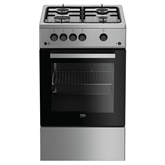 Beko, 60 L, plotis 50 cm, nerūdijančio plieno - Viryklė