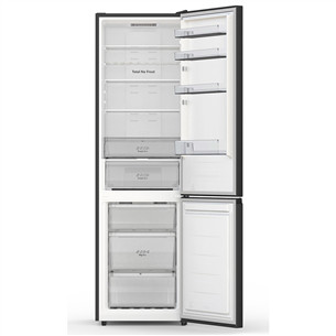 Hisense, NoFrost, 336 L, aukštis 202 cm, juodas - Šaldytuvas