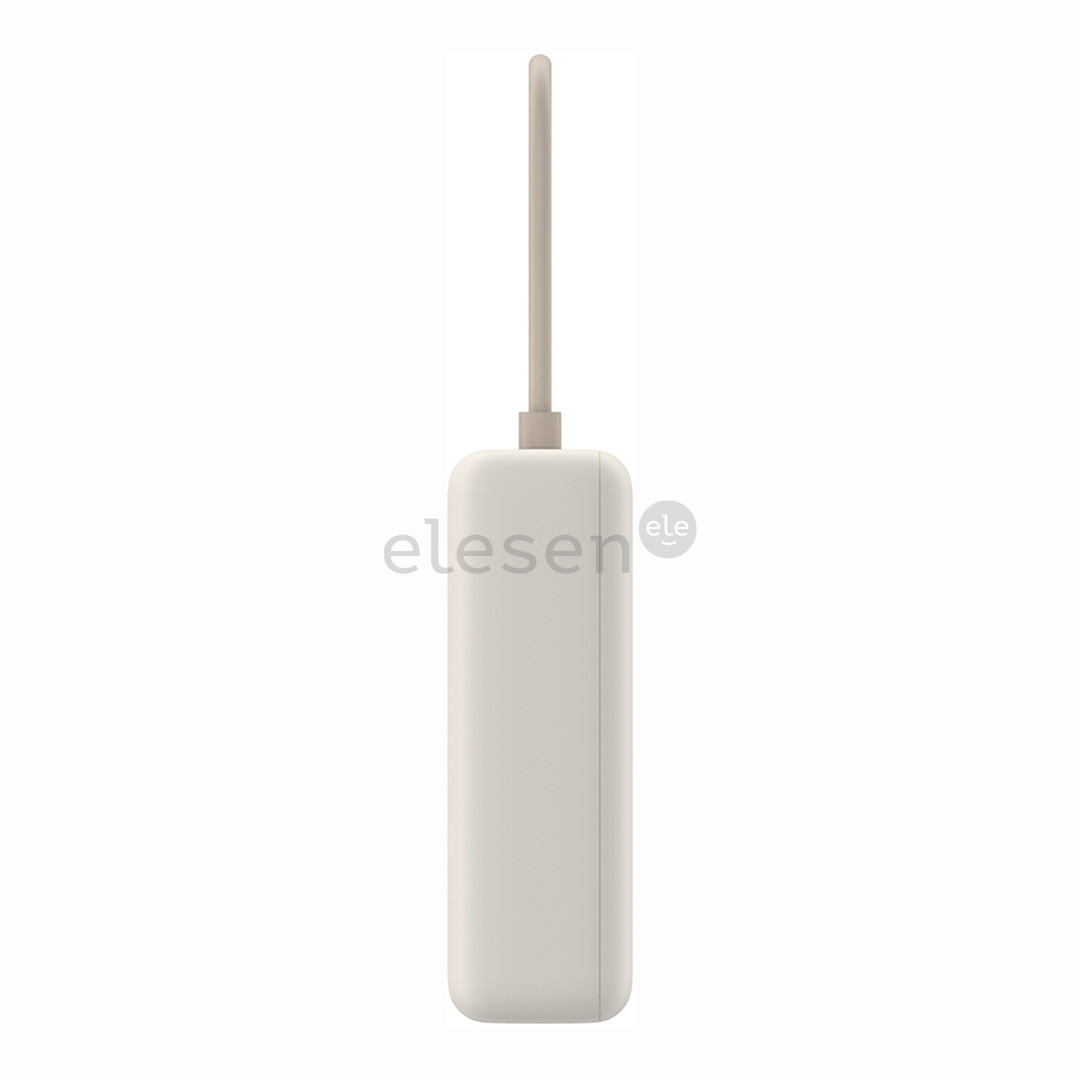 Xiaomi Power Bank, 33 W, 10000 mAh, integrated cable, beige - Power bank
