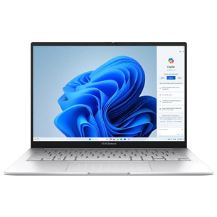 Asus Zenbook 14 OLED, 14'', OLED, Ultra 5, 16 GB, 512 GB, ENG, sidabro spalvos - Nešiojamasis kompiuteris UX3405CA-QL219W
