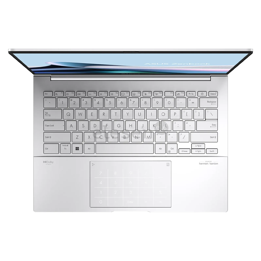 Asus Zenbook 14 OLED, 14'', OLED, Ultra 5, 16 GB, 512 GB, ENG, sidabro spalvos - Nešiojamasis kompiuteris