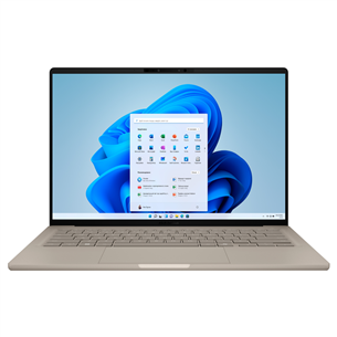Asus Zenbook A14, 14'', OLED, X, 16 GB, 512 GB, ENG, smėlio spalvos - Nešiojamas kompiuteris UX3407QA-QD202W