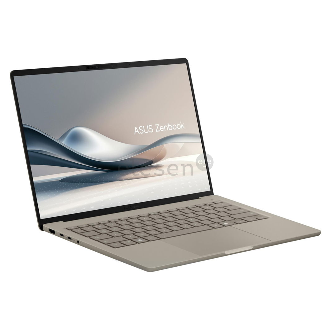 Asus Zenbook A14, 14'', OLED, X, 16 GB, 512 GB, ENG, zabriskie beige - Notebook