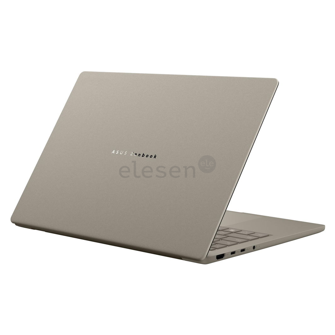 Asus Zenbook A14, 14'', OLED, X, 16 GB, 512 GB, ENG, zabriskie beige - Notebook