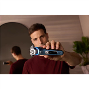 Philips i9000 Prestige, Wet & Dry, синий - Бритва