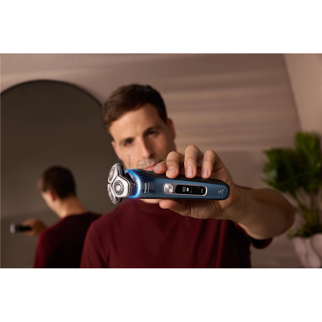 Philips i9000 Prestige, Wet & Dry, синий - Бритва