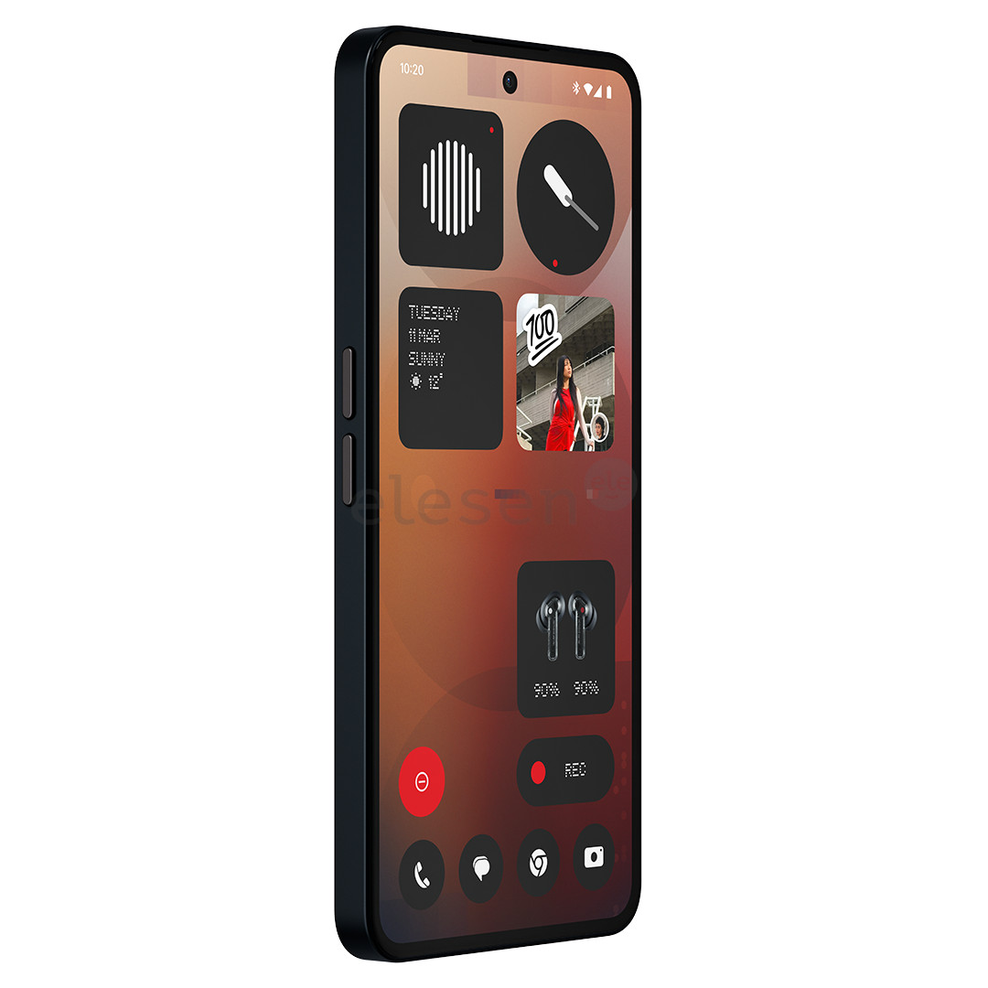 Nothing Phone (3a), 12 GB, 256 GB, juodas - Išmanusis telefonas