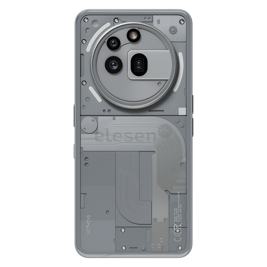 Nothing Phone (3a) Pro, 12 GB, 256 GB, pilkas - Išmanusis telefonas