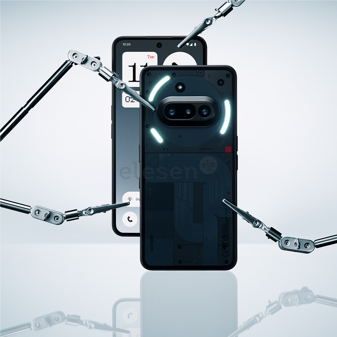 Nothing Phone (3a), 12 GB, 256 GB, juodas - Išmanusis telefonas