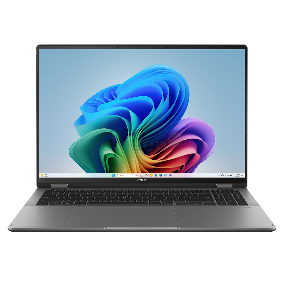 Asus Vivobook 16 Flip OLED, 16'', 3K, OLED, 120 Hz, Ultra 7, 16 GB, 1 TB, ENG, matte gray - Notebook