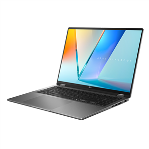 Asus Vivobook 16 Flip OLED, 16'', 3K, OLED, 120 Hz, Ultra 7, 16 GB, 1 TB, ENG, matte gray - Notebook