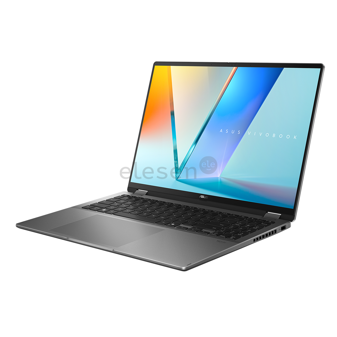 Asus Vivobook 16 Flip OLED, 16'', 3K, OLED, 120 Hz, Ultra 7, 16 GB, 1 TB, ENG, matte gray - Notebook