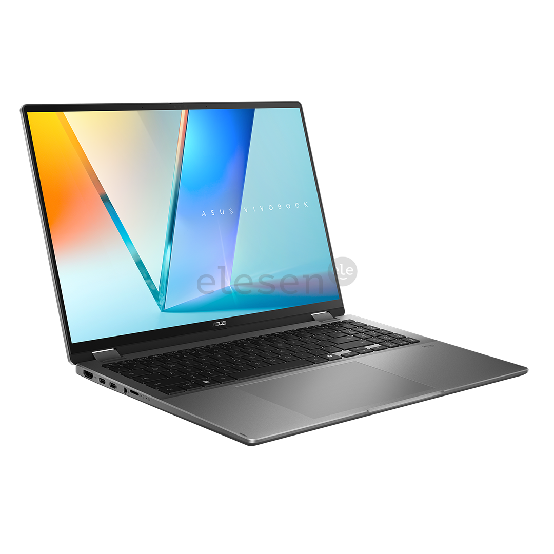 Asus Vivobook 16 Flip OLED, 16'', 3K, OLED, 120 Hz, Ultra 7, 16 GB, 1 TB, ENG, matte gray - Notebook