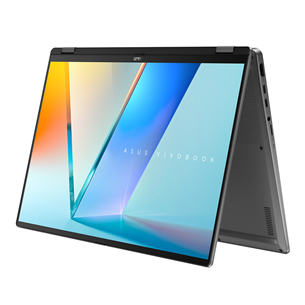 Asus Vivobook 16 Flip OLED, 16'', 3K, OLED, 120 Hz, Ultra 7, 16 GB, 1 TB, ENG, matte gray - Notebook