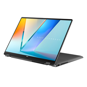 Asus Vivobook 16 Flip OLED, 16'', 3K, OLED, 120 Hz, Ultra 7, 16 GB, 1 TB, ENG, matte gray - Notebook